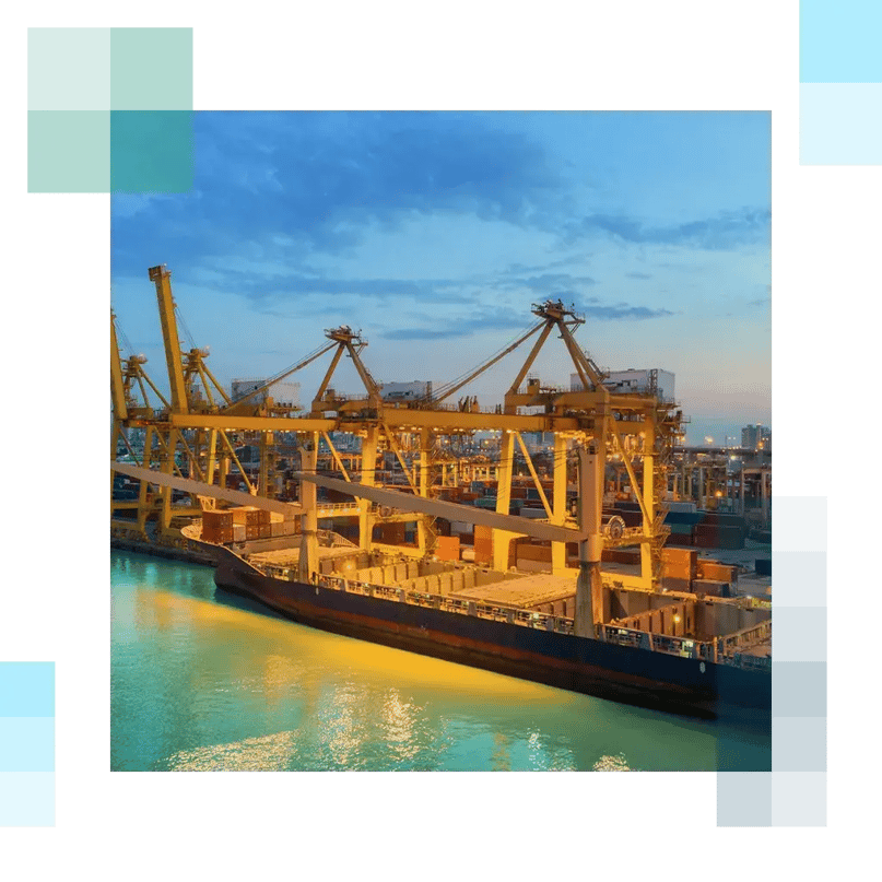 Transport_und_Logistik-Pixelierung-2-Containerschiff_Hafen