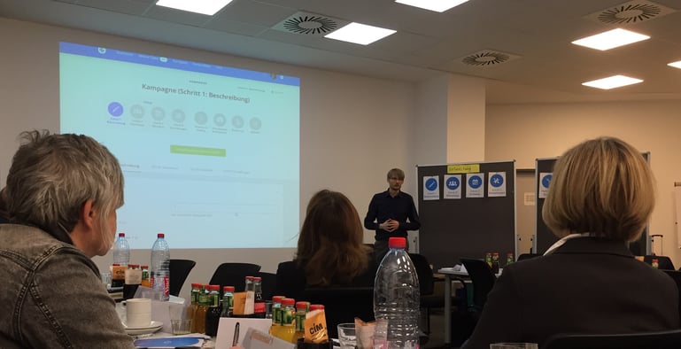 Christoph Sohn running his workshop at the forum with continental