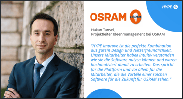 Engagierte Mitarbeiter: Das Ideenmanagement bei OSRAM